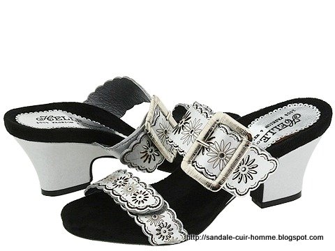 Sandale cuir homme:Sandale675492
