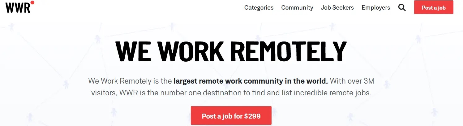 We Work Remotely-40 Best Remote Jobs Websites in 2022 - Creative Tricks 24