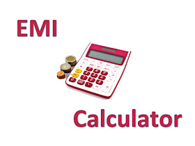 Picture shows concept of EMI Calculator 