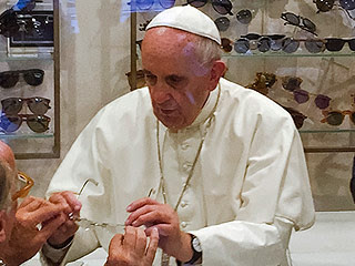 Pope Francis glasses