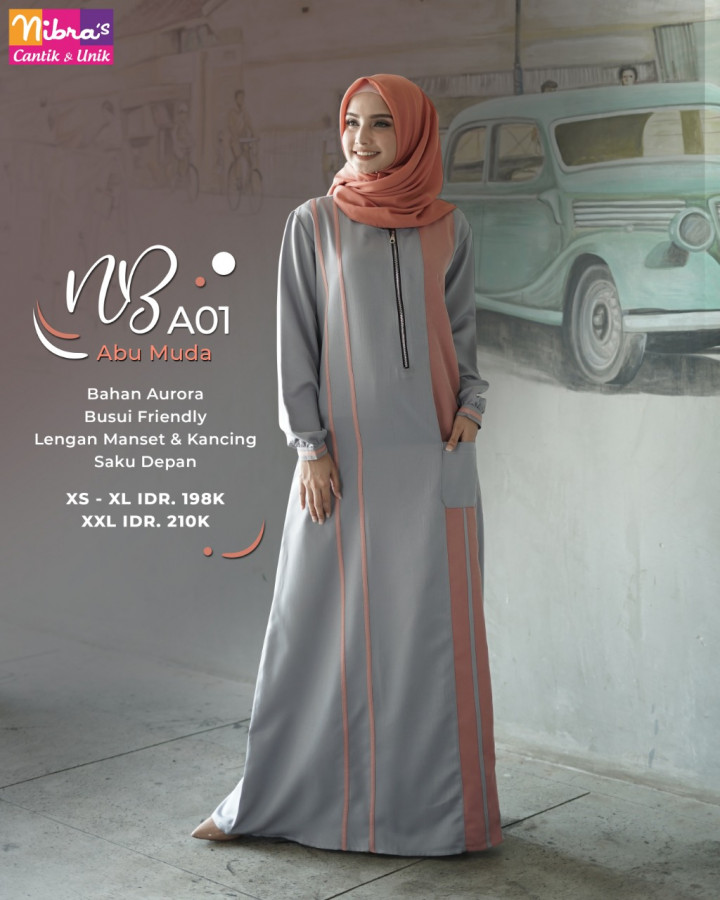BAJU MUSLIM PROMO GAMIS NIBRAS TEERBARU NB A01
