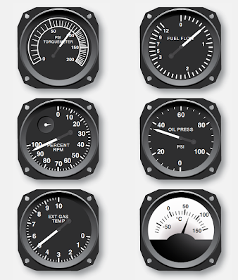 Aircraft Turbine Engine Instruments