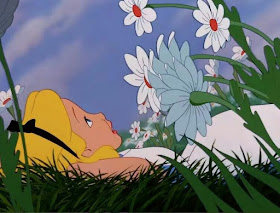 Alice in wonderland day dreaming