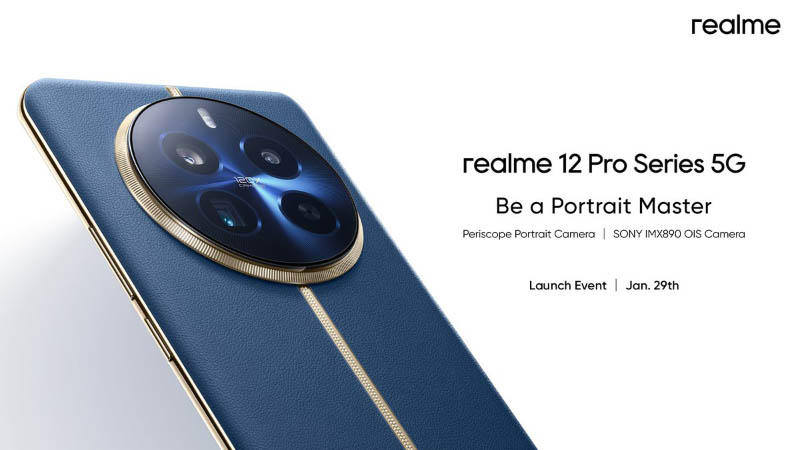 realme 12 Pro Series 5G to launch globally on January 29!