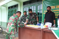 Kodim 0701/Banyumas Lakukan P4GN Serta Tes Urine