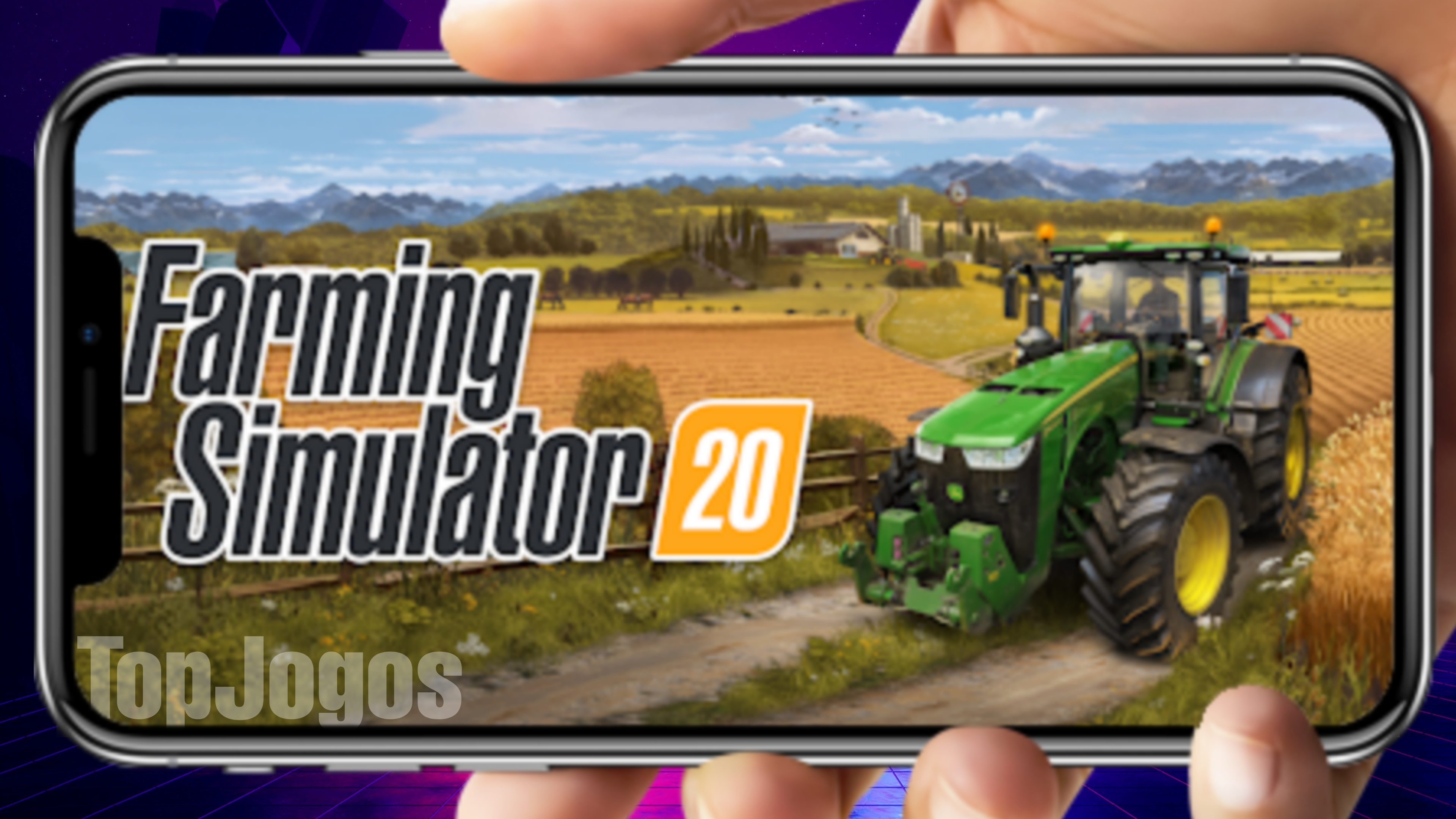Farming Simulator 20 Gameplay Novo Trator New T6 para Fazenda 