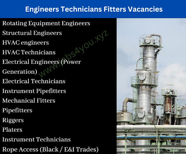 Engineers Technicians Fitters Vacancies