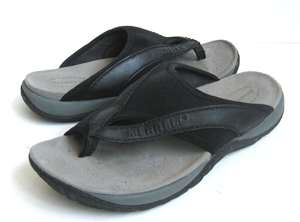 ... : MERRELL BLACK BELLUNA SANDALS WOMENS SIZE 9 BLACK SPORT SANDALS