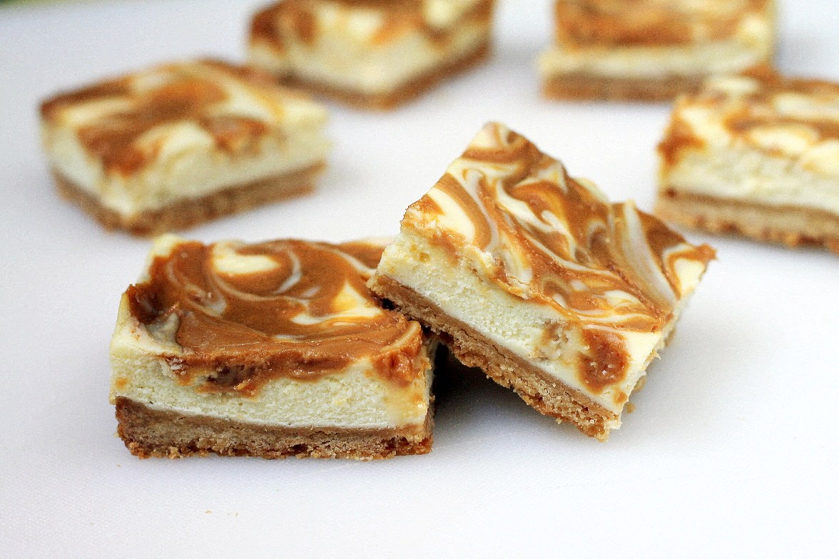 Dulce de Leche Cheesecake Bars  Shauna Sever  The Next Door Baker