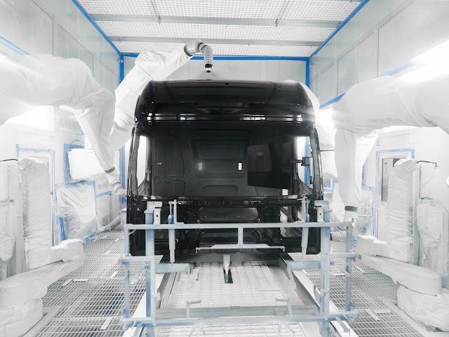 Nova cabine de pintura na fábrica da Mercedes-Benz em Wörth melhora o balanço de produção de CO2  