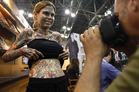 most tattooed woman. Most tattooed woman in the