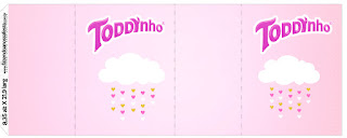 Blesing Rain for Girls Free Printable  Labels.