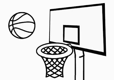 Basketball Game Coloring Pages