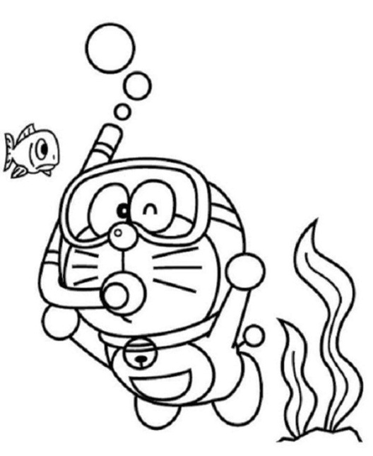Gambar Gambar Mewarnai Anak Ayam Pinterest 45 Doraemon 