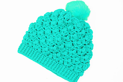 Foto Imagen gorro azul de ganchillo y crochet