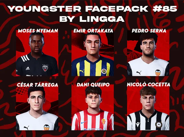 Youngster Facepack V85 For eFootball PES 2021