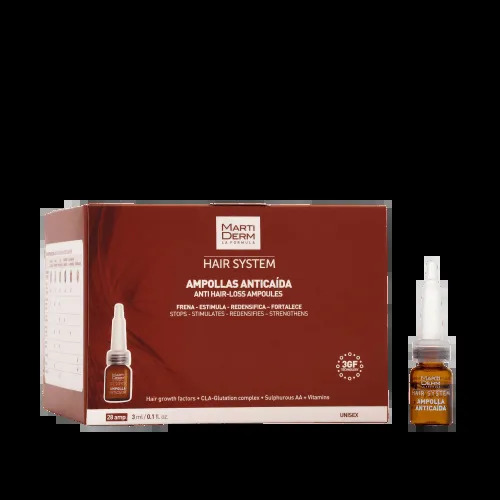 martiderm hair system anti hair loss ampoules