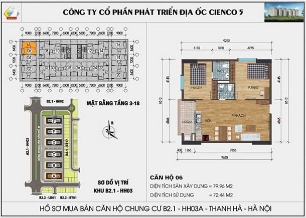 căn hộ 06 chung cư thanh hà b2.1-hh03