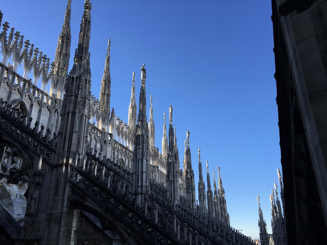 Milano, Duomo - Milán -  na střeše