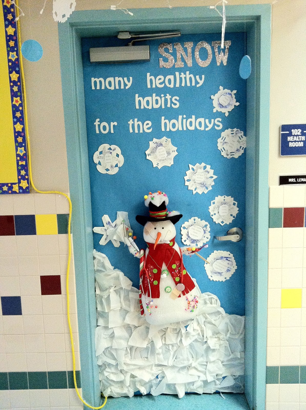 Mr First Grade Christmas  Door Contest