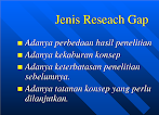 Contoh Research Gap Skripsi