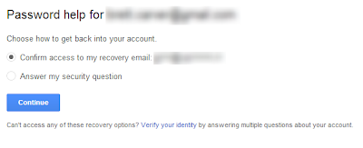 how to recover Gmail Account