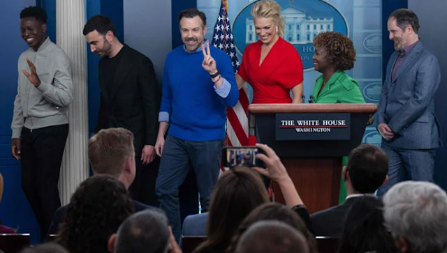 Ted Lasso cast visit White House