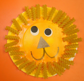 Lion Paper Plate Craft 8