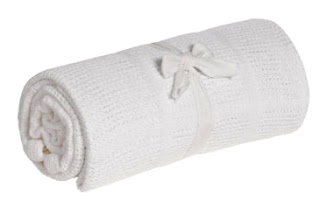 Mothercare-Cellular-Blanket-White