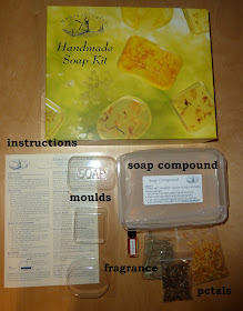 Making simple homemade soap