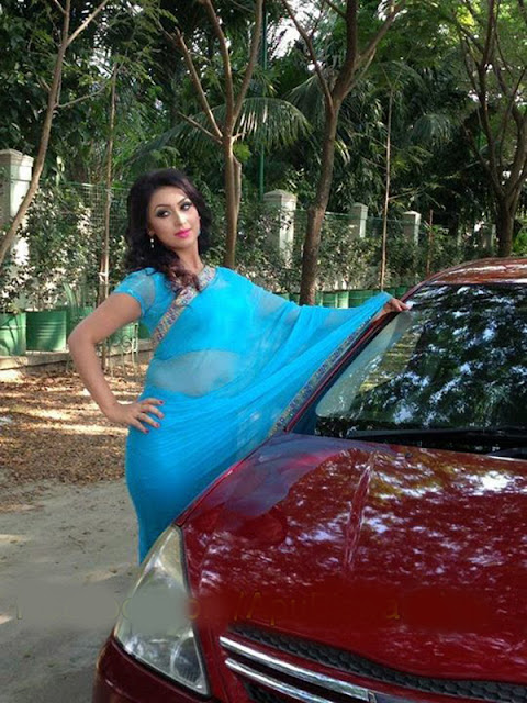 Apu biswas Latest Bast Quality in saree image