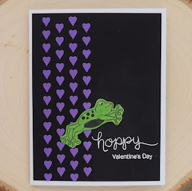 Frog Valentine Card by Jess Gerstner for Newton's Nook Designs