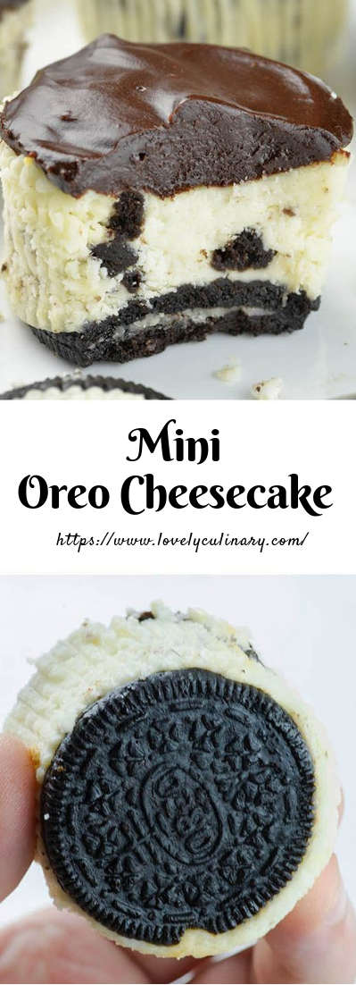 Mini Oreo Cheesecake #Dessert #oreominicupcake