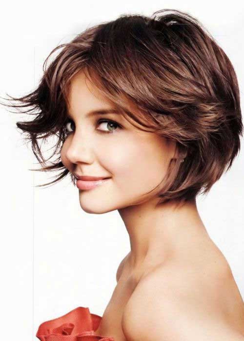 Vibrant short and layered hairstyles