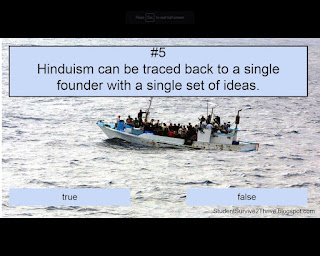 Hinduism can be traced back to a single founder with a single set of ideas. Answer choices: true, false
