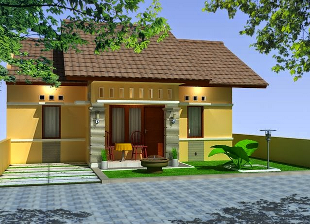 Contoh Gambar Desain  Rumah  Minimalis  type  90  Modern 