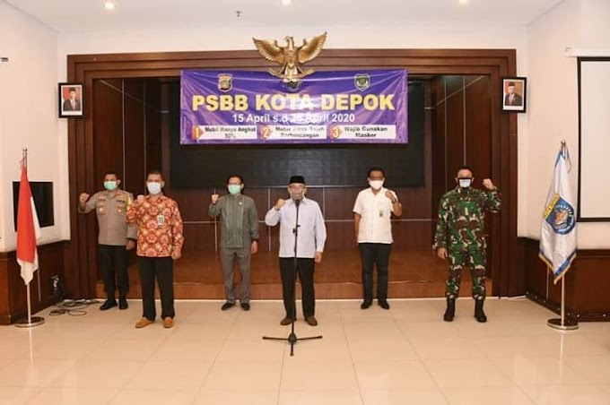 Walikota Bersama Unsur Forkopimda Deklarasikan Penerapan PSBB