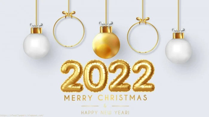 Hình Nền Giáng Sinh 2022 Đẹp - Hình Nền Noel and Happy New Year 2022