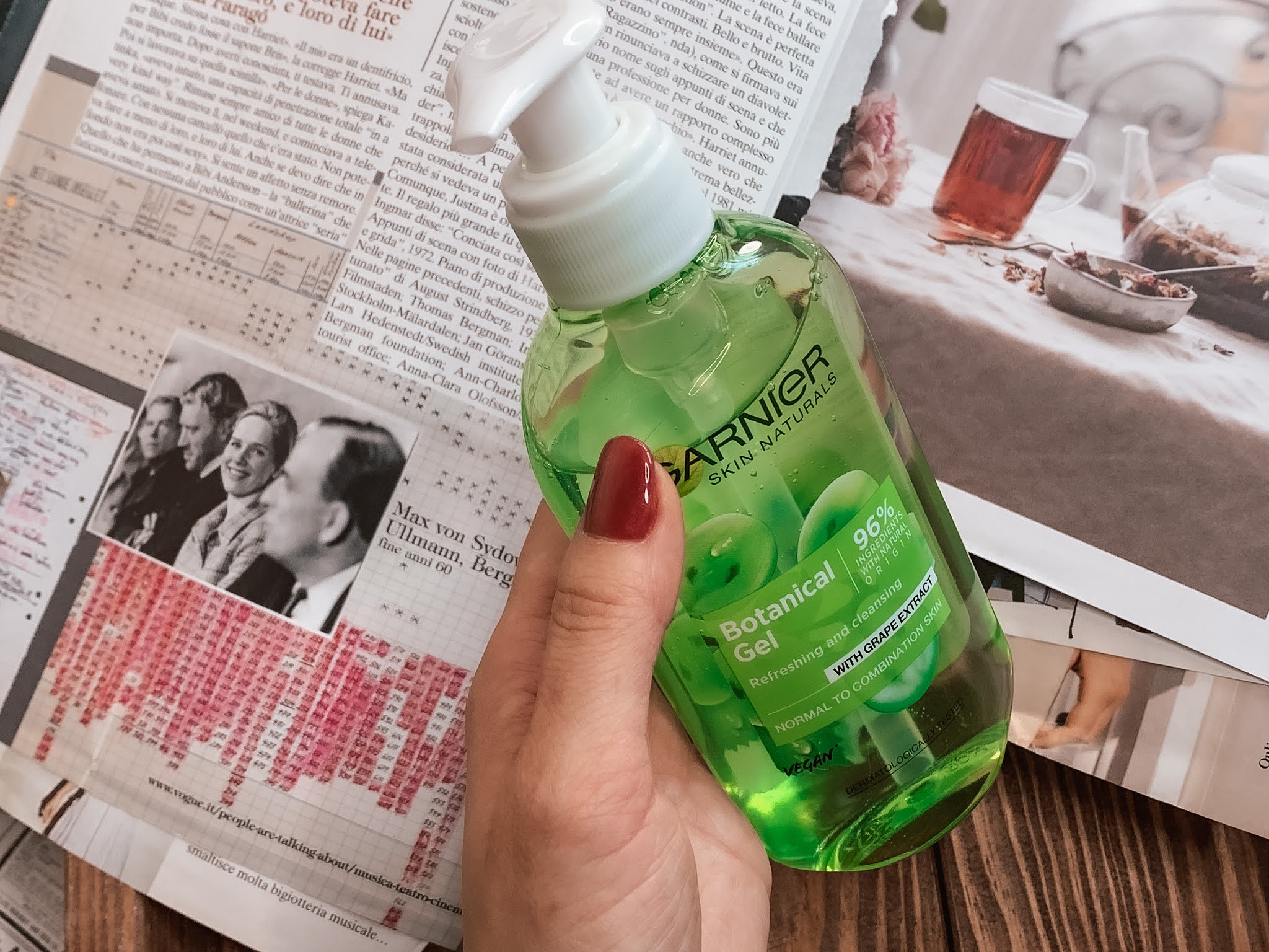 Гель для умывания Garnier Botanical Gel!