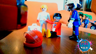 emergencia emergency crash dirt firetruck playmobil kids toys children happy