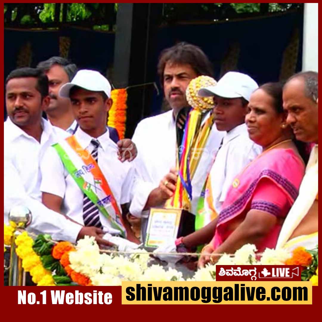 Independence Day parade in Shimoga
