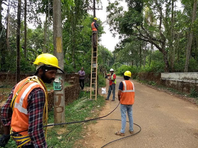 കെ-ഫോൺ വരുന്നു; മറ്റ് കേബിളുകളും ,മറ്റും അഴിച്ചുമാറ്റണമെന്ന് കെ.എസ്.ഇ.ബി.