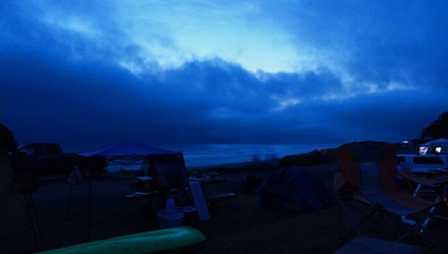 South Beach Campground, Gloomy Nightfall