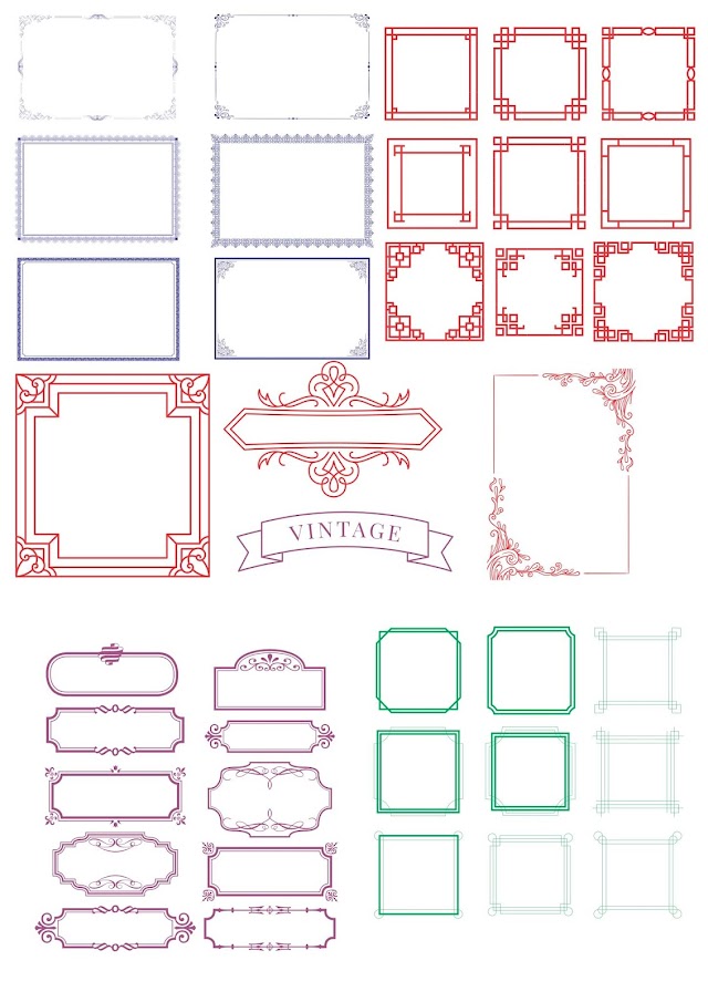 Download 150+ Free Vector,Frames, Borders & Corners Source Fille