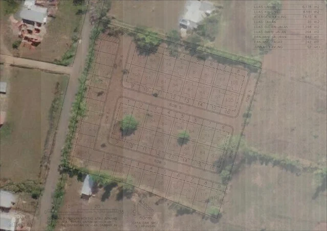 gambar site plan sederhana