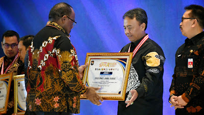 Jabar Jadi Provinsi Terbaik Pertama dalam SPM Awards 2024