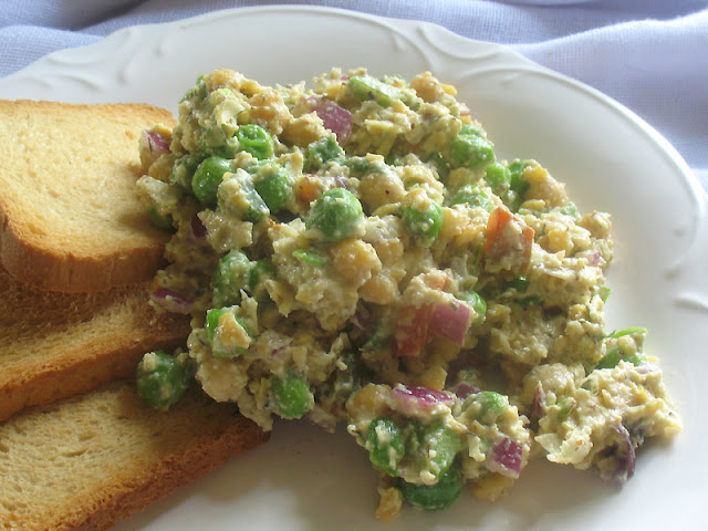 vegan chickpea salad