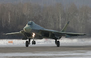 First prototype of the PAKFA during an early test flight, January 2010 (first prototype of the pak fa during an early test flight january )