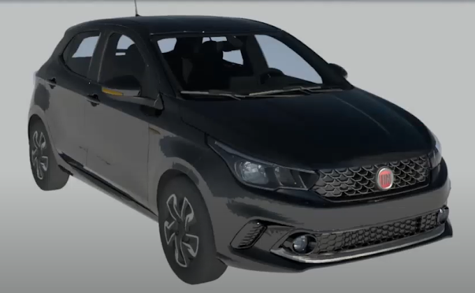 Fiat Argo em Revit - Famílias Revit