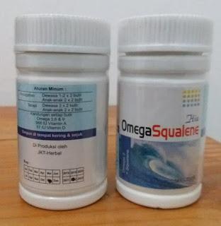 Jual kapsul omega squalene minyak hati ikan hiu di Surabaya